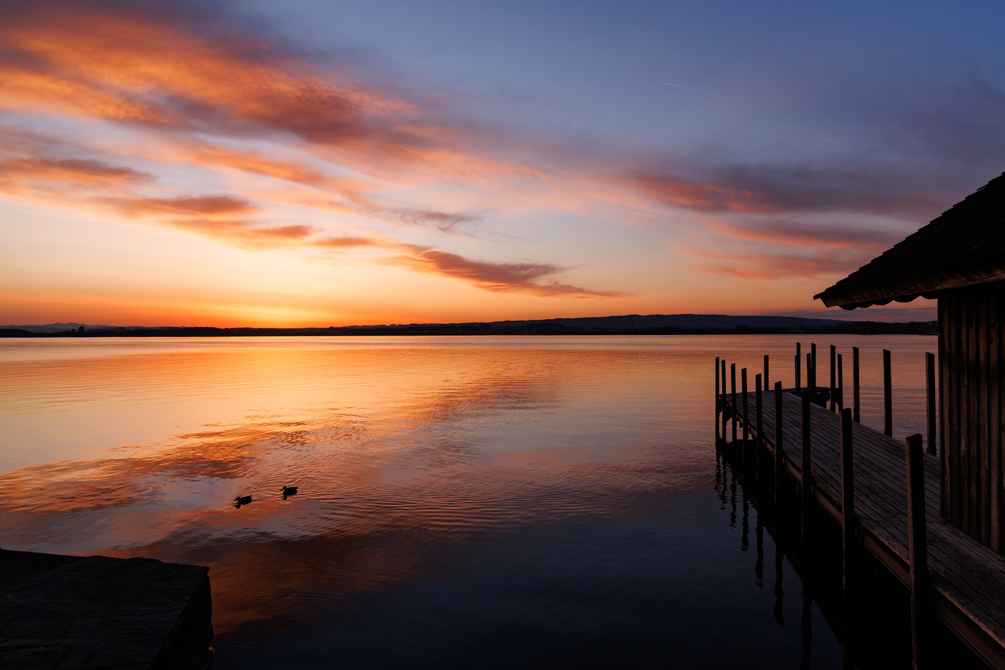 Zugersee Sunset by Daniel Hegglin